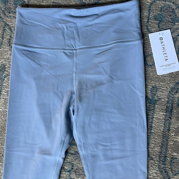 BNWT Athleta Light Blue Ultra High Rise Elation Leggings - Picture 3 of 8